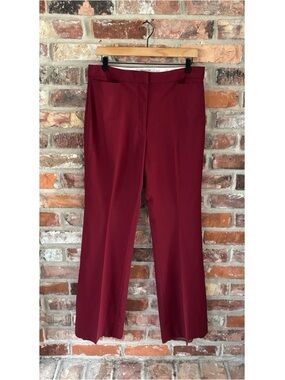 MM Lafleur Burgundy Trouser Pants, 10
